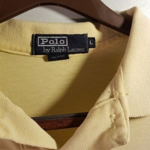 Men's Yellow Ralph Lauren Polo - Picture 3 of 4